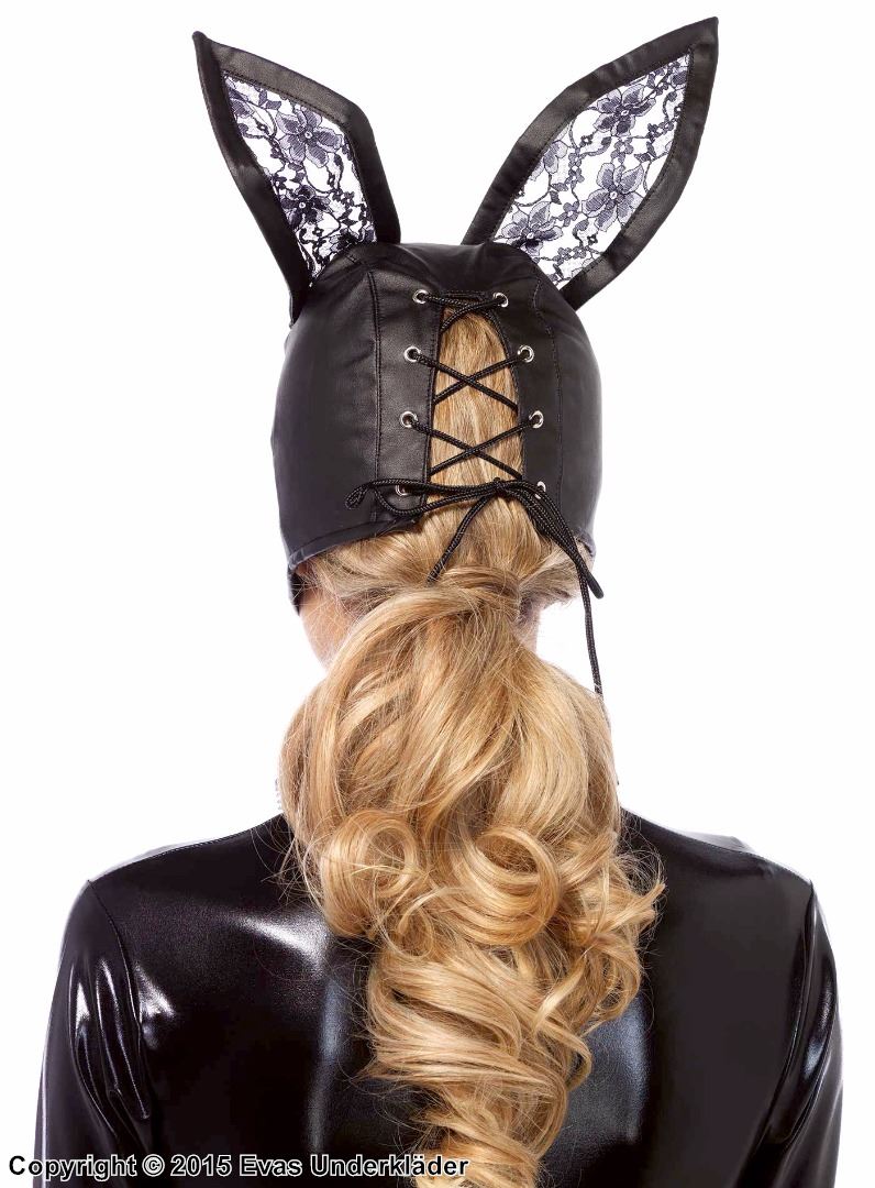 Hase, Kostümmaske, Spitze, große Ohren